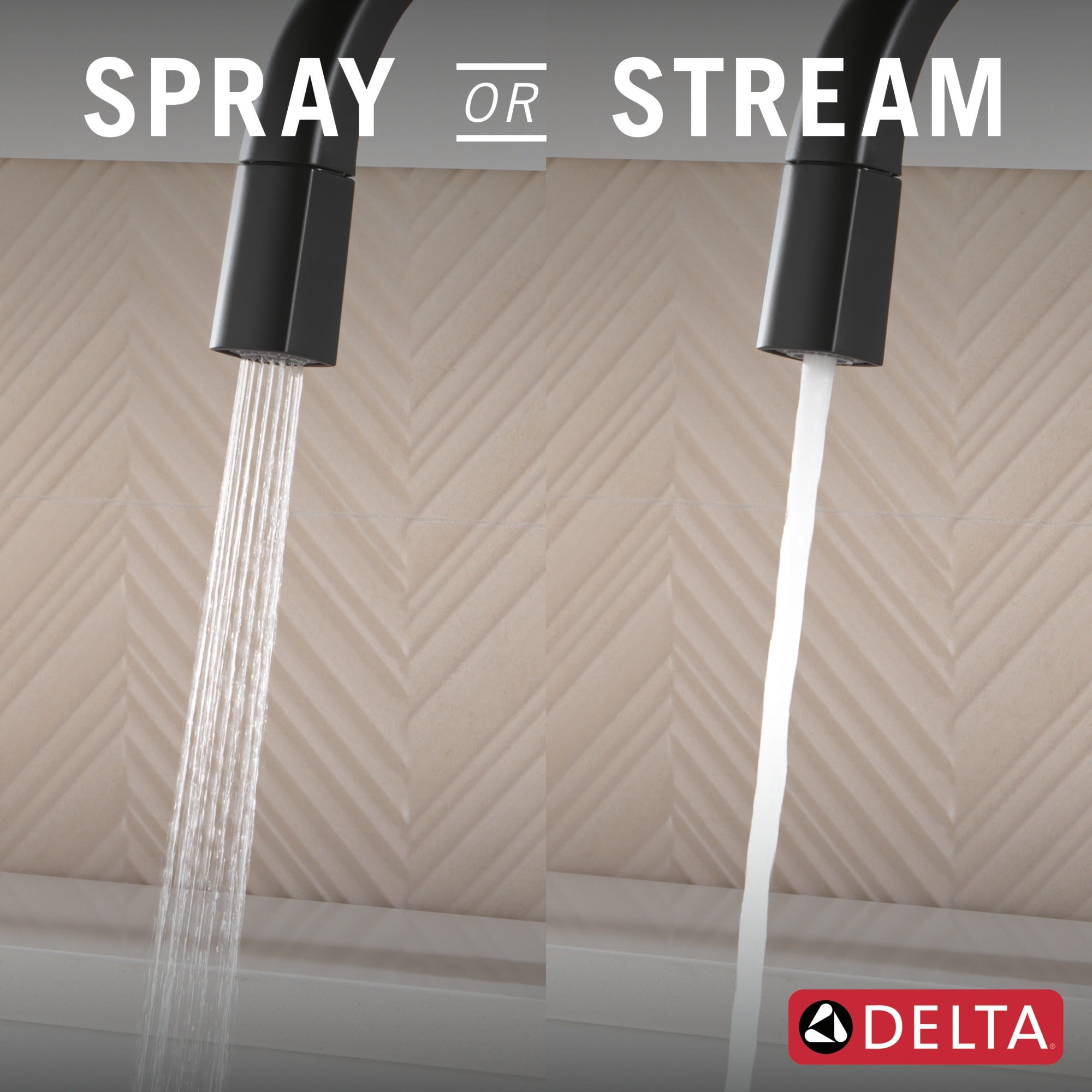 Delta Monrovia® Touch<sub>2</sub>O® Technology Kitchen Faucet with Touchless Technology