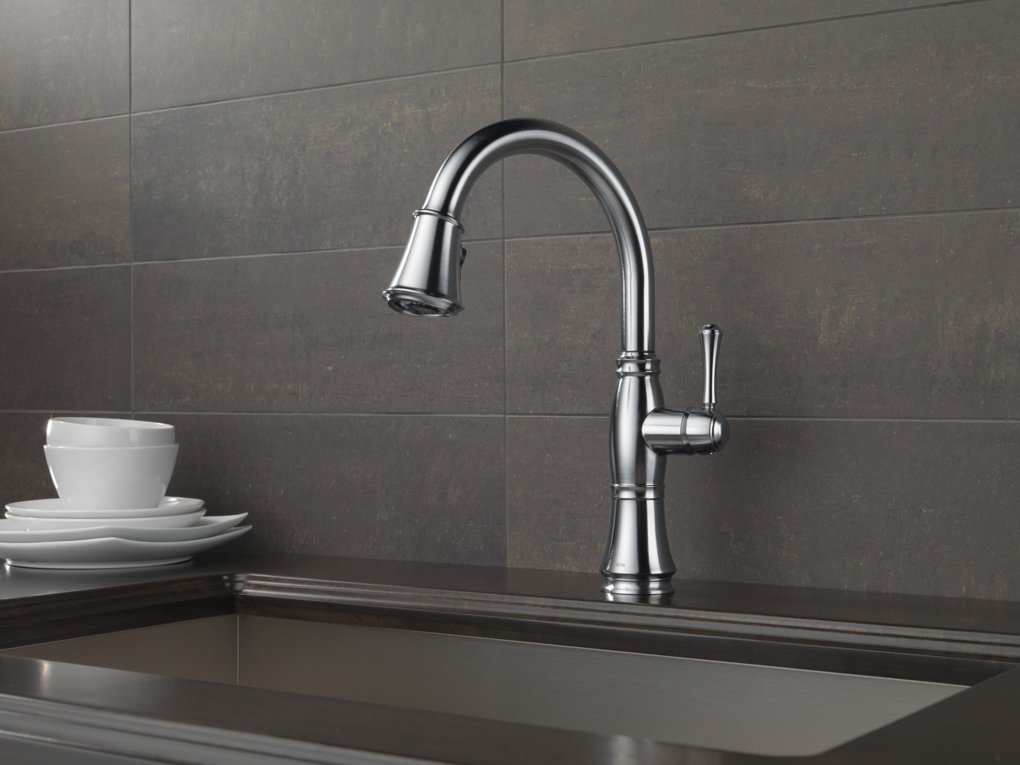 Delta Cassidy® Single Handle Pull-Down Kitchen Faucet