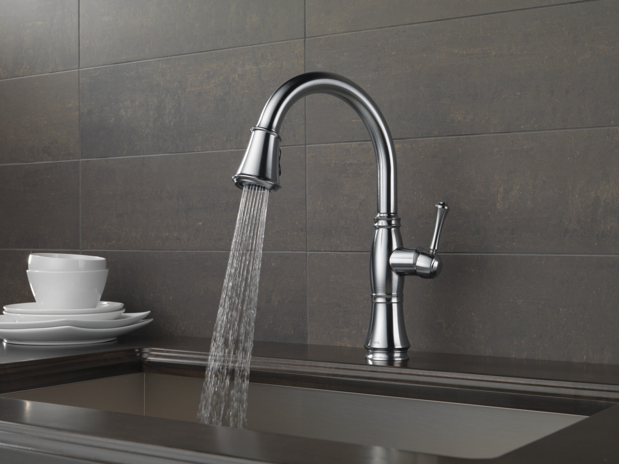 Delta Cassidy® Single Handle Pull-Down Kitchen Faucet