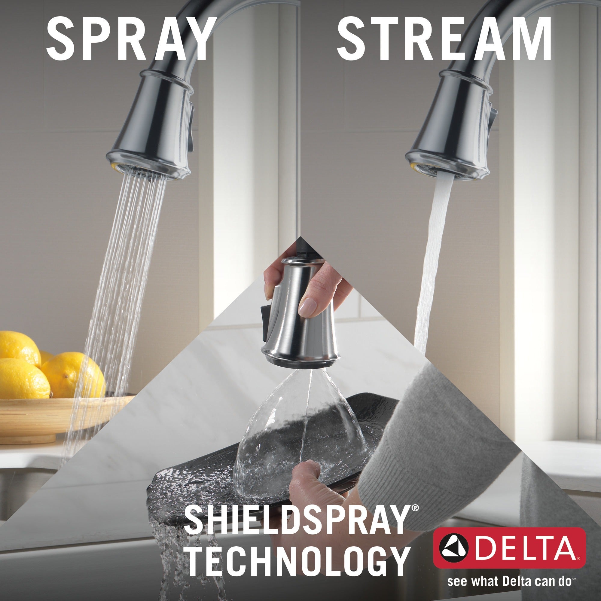 Delta Cassidy® Single Handle Pull-Down Kitchen Faucet