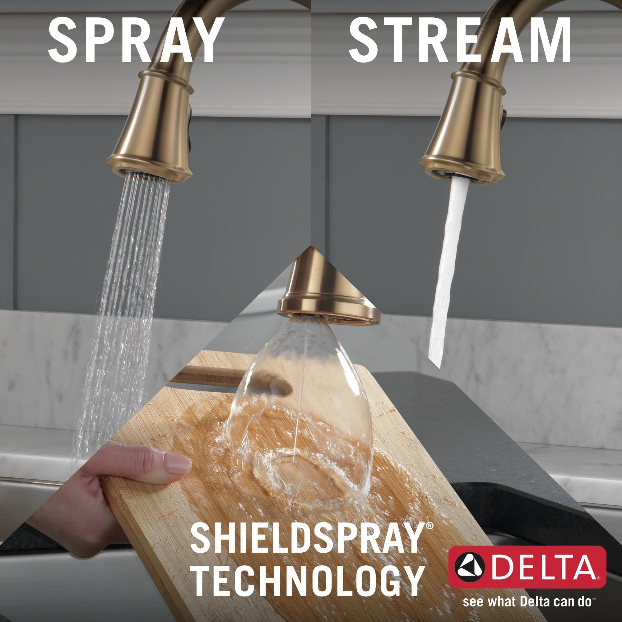 Delta Cassidy® Single Handle Pull-Down Kitchen Faucet
