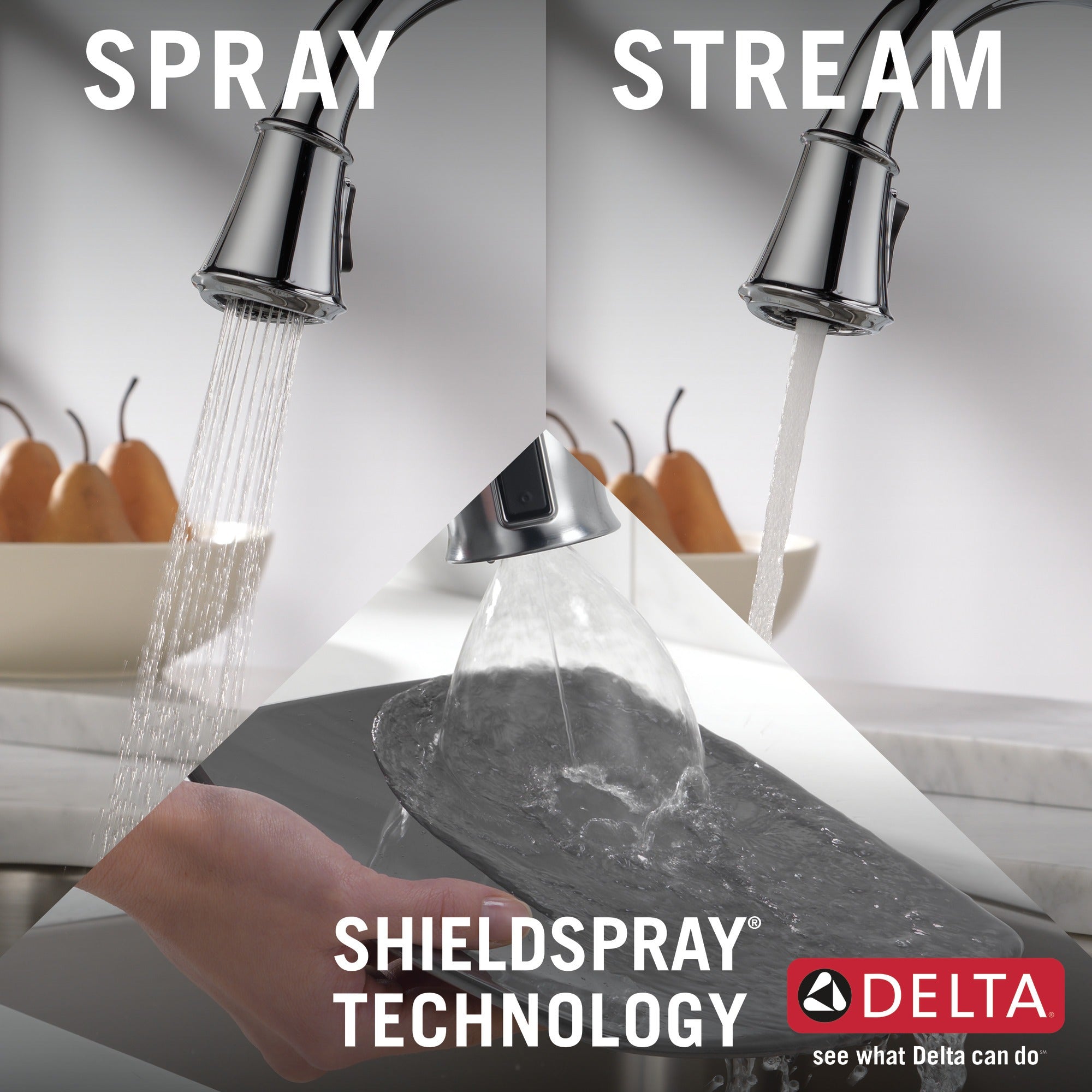 Delta Cassidy® Single Handle Pull-Down Kitchen Faucet