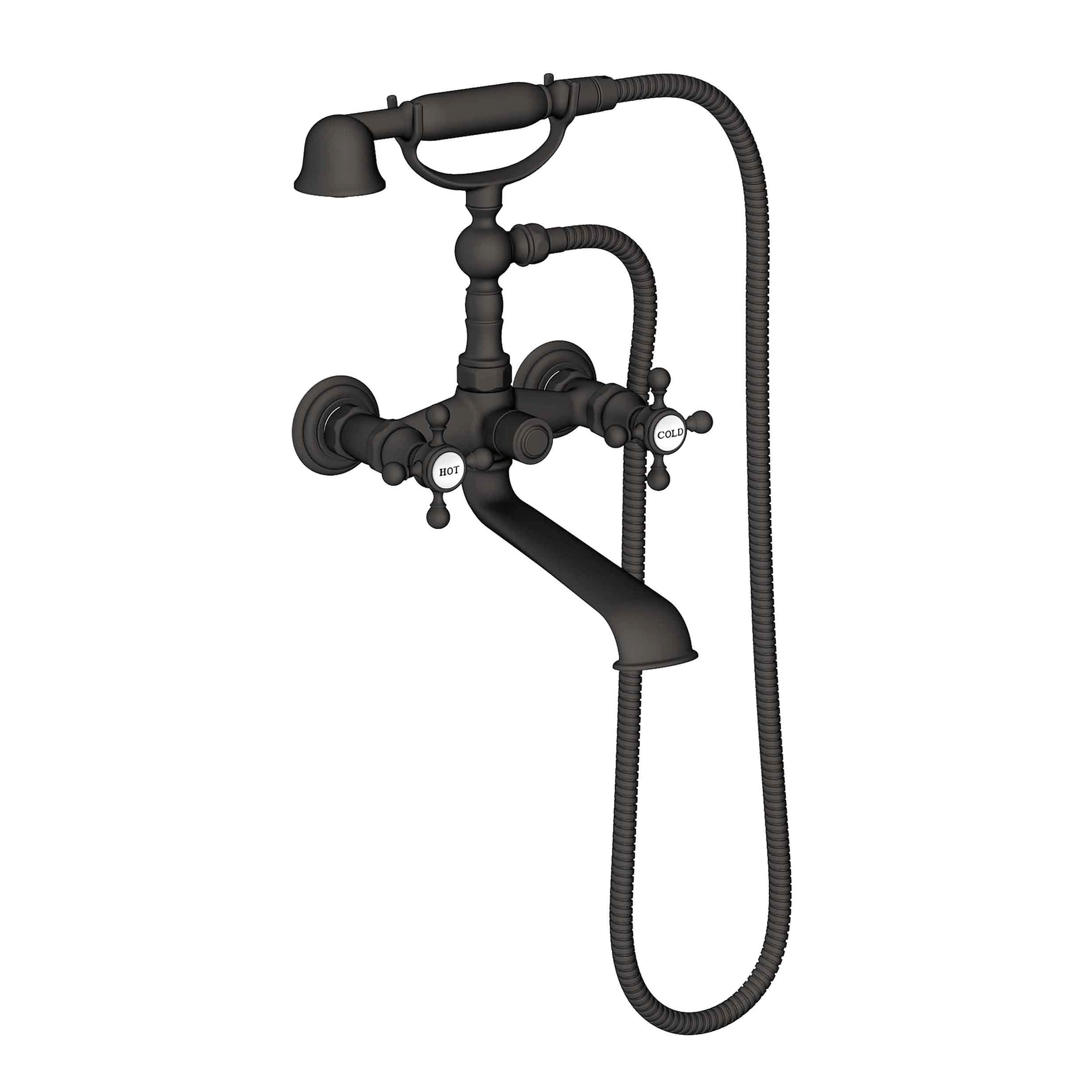 Newport Brass Astor® Exposed Tub & Hand Shower Set - Wall Mount