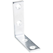 Hardware Resources 2" x 2" Zinc Plated Steel Corner Brace