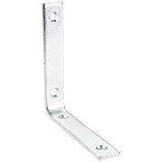 Hardware Resources 4" x 4" Zinc Plated Steel Corner Brace