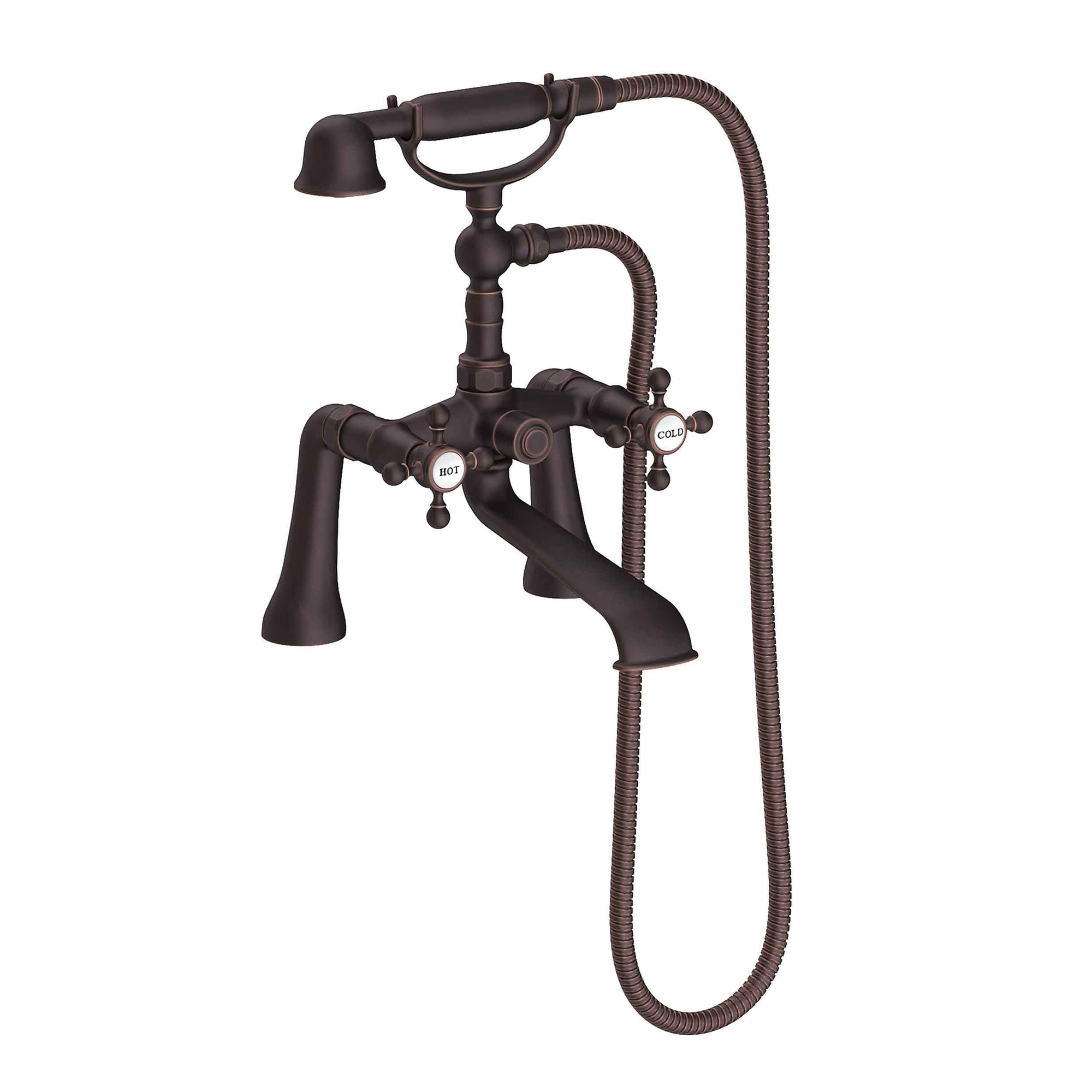 Newport Brass Chesterfield® Exposed Tub & Hand Shower Set - Deck Mount