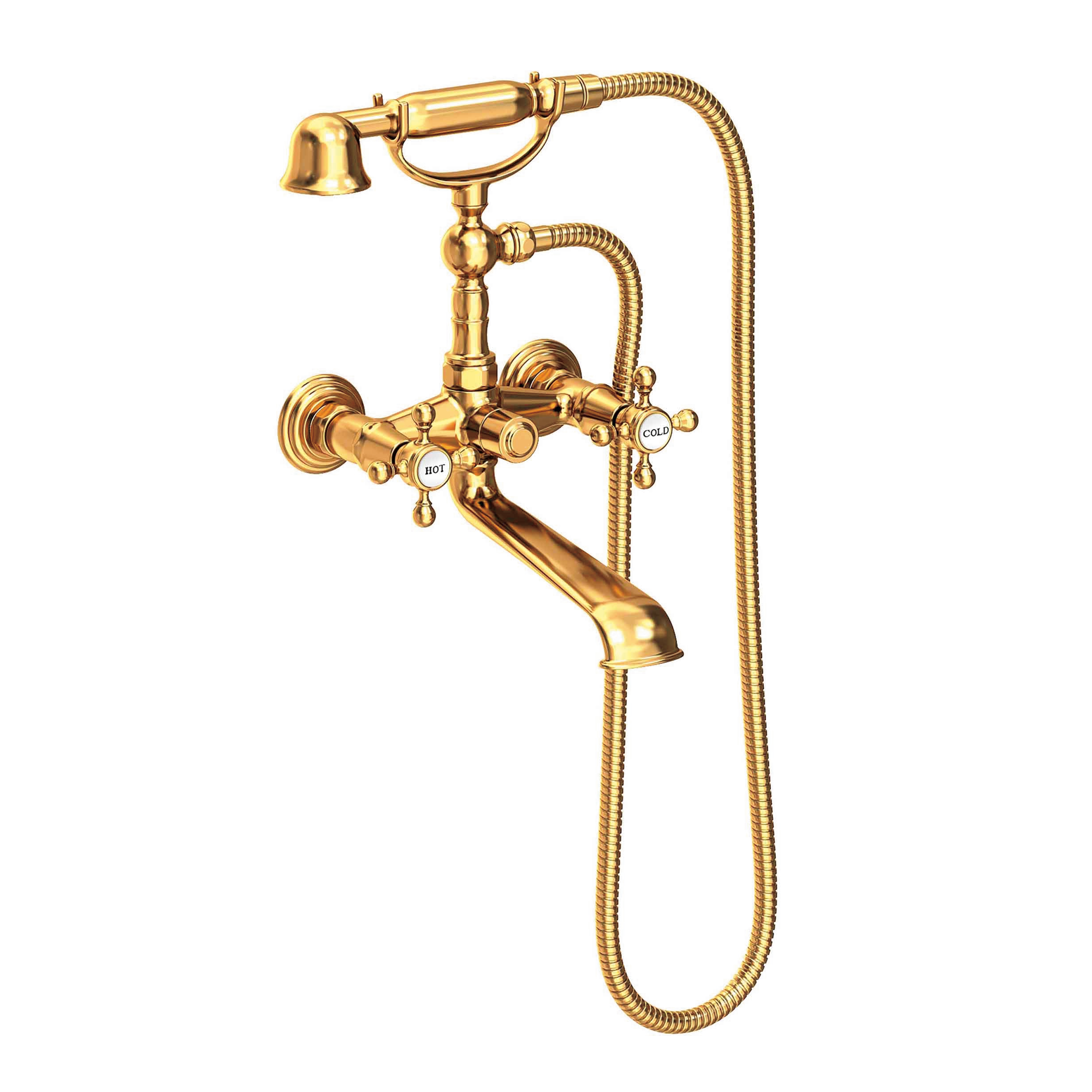 Newport Brass Chesterfield® Exposed Tub & Hand Shower Set - Wall Mount