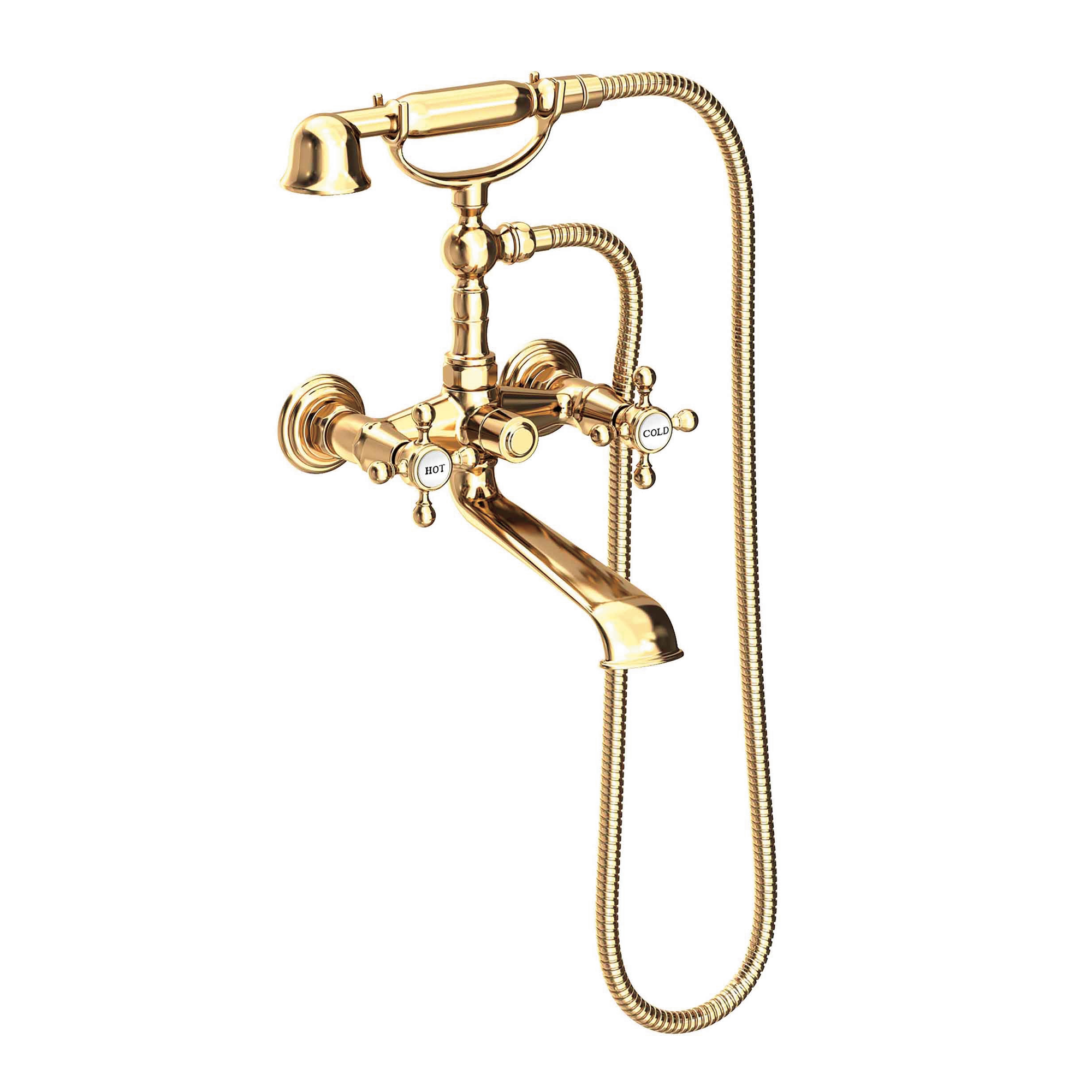 Newport Brass Chesterfield® Exposed Tub & Hand Shower Set - Wall Mount
