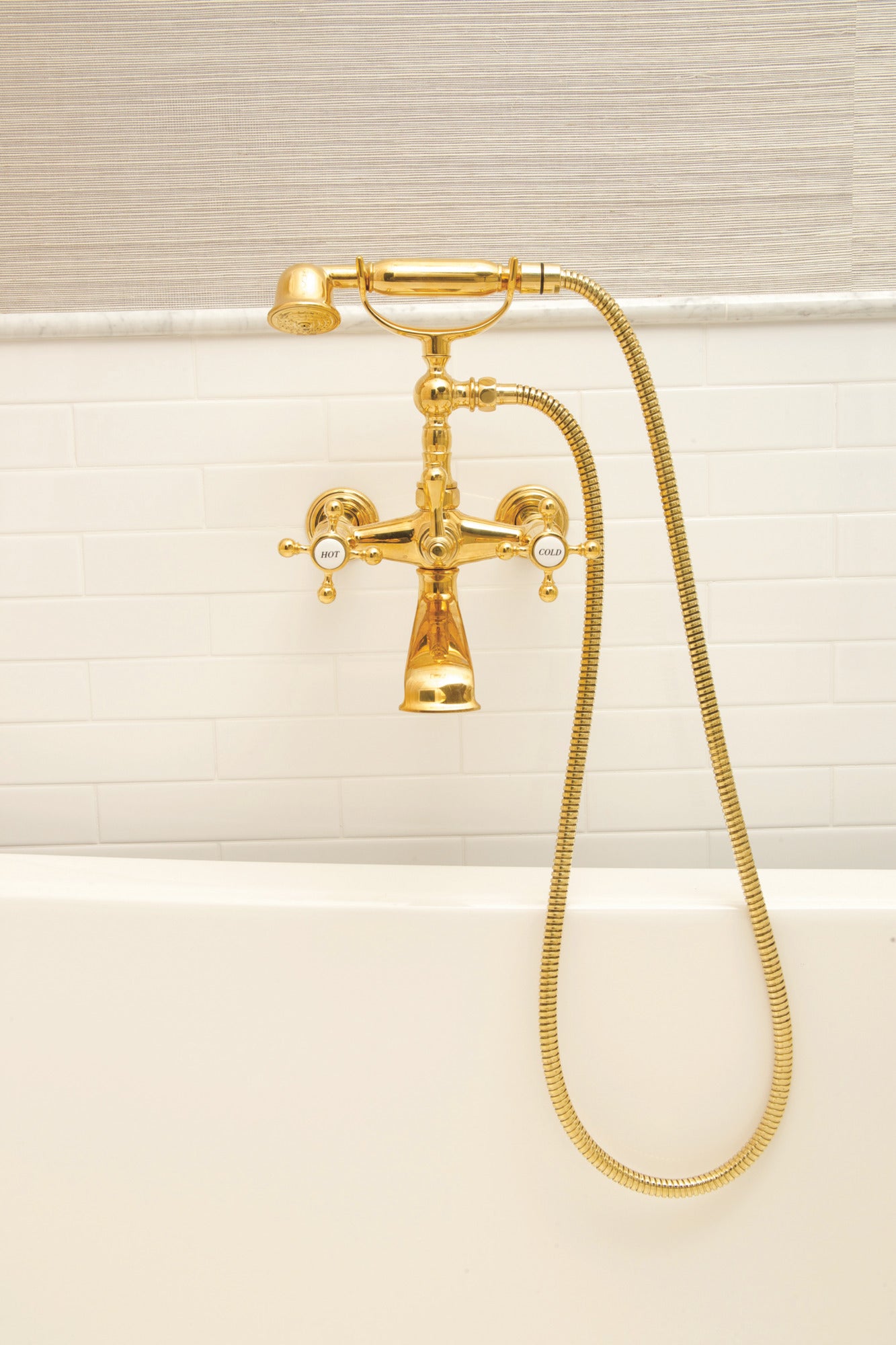 Newport Brass Chesterfield® Exposed Tub & Hand Shower Set - Wall Mount