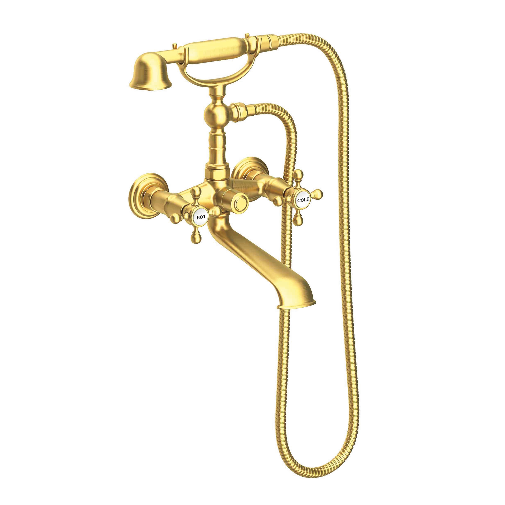 Newport Brass Chesterfield® Exposed Tub & Hand Shower Set - Wall Mount