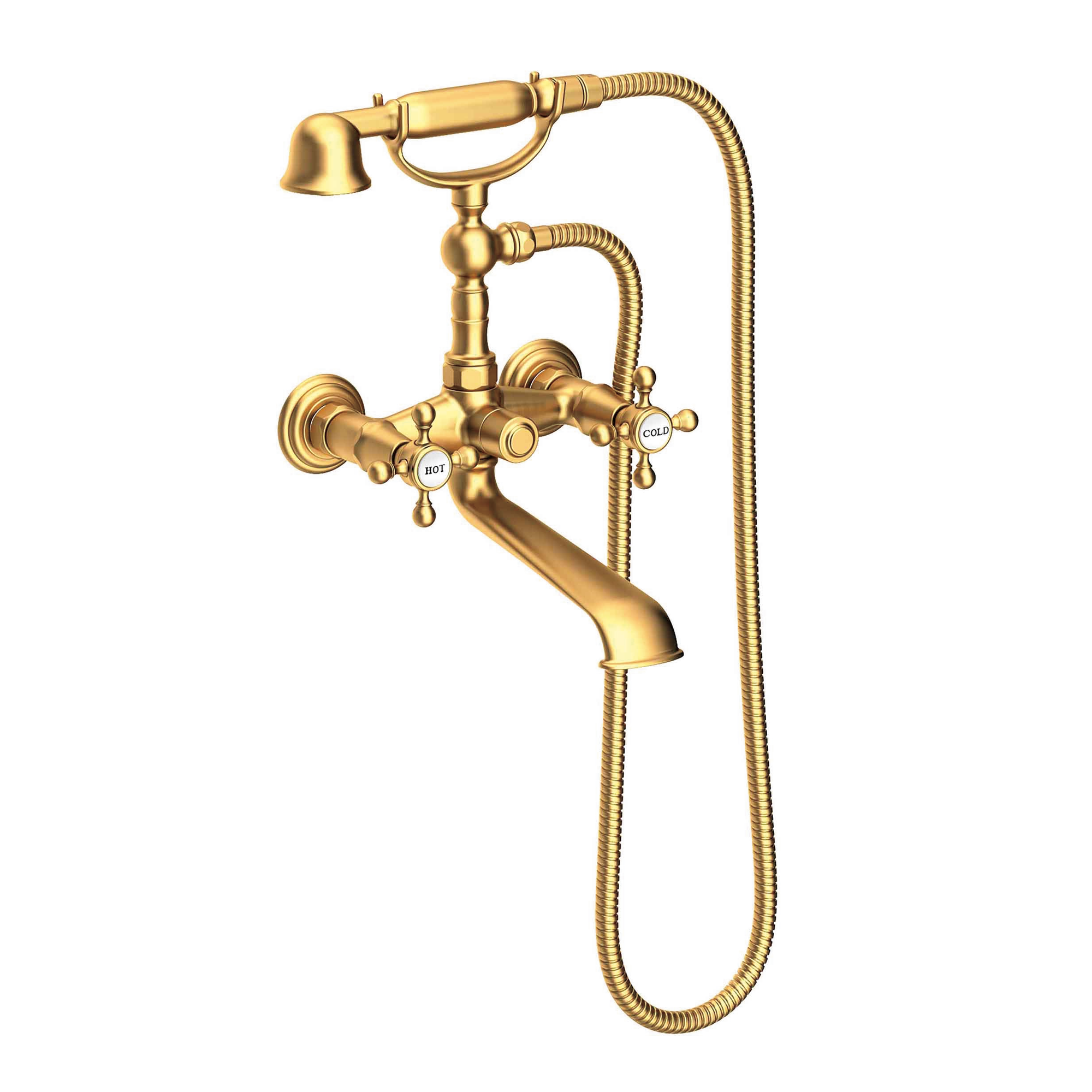 Newport Brass Chesterfield® Exposed Tub & Hand Shower Set - Wall Mount