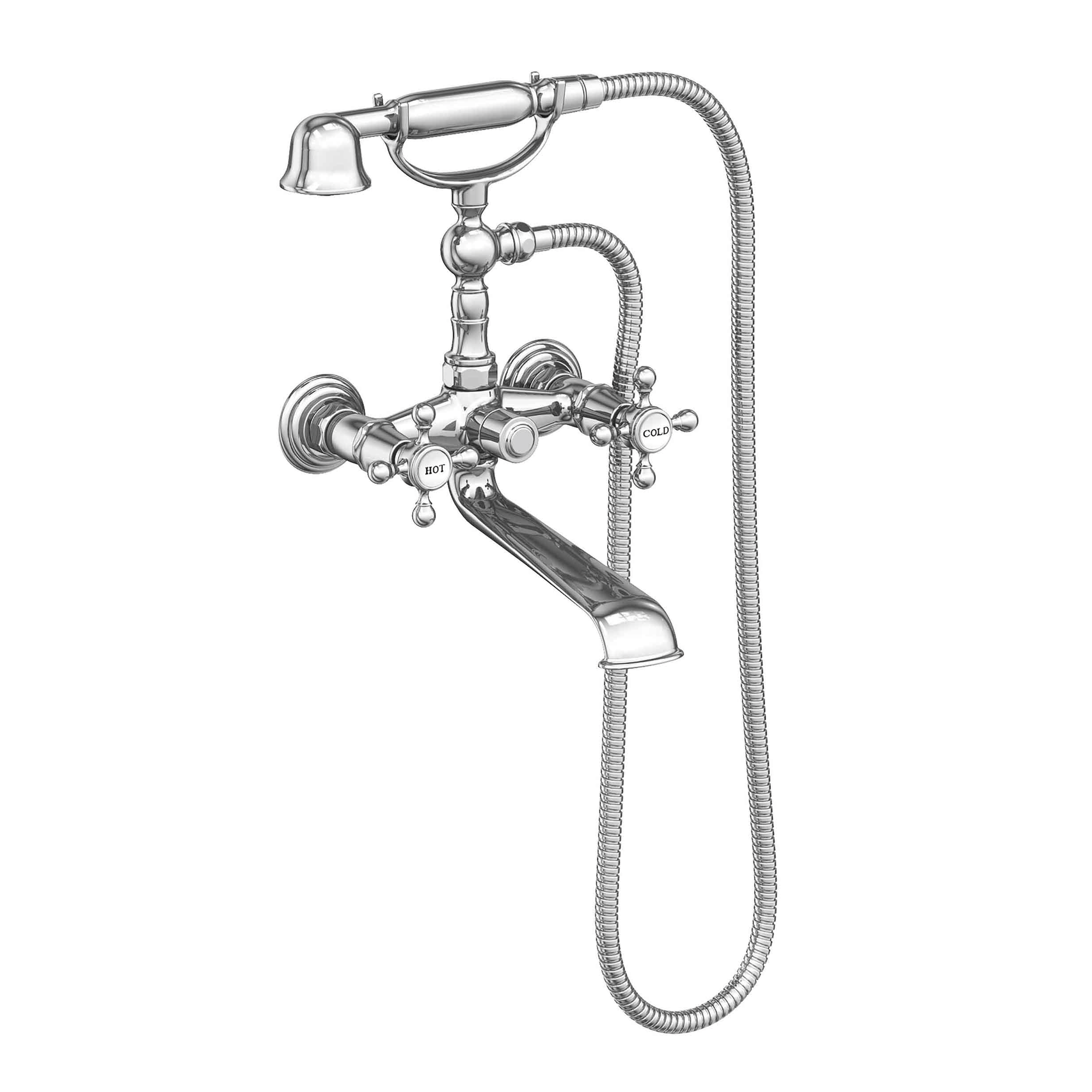 Newport Brass Chesterfield® Exposed Tub & Hand Shower Set - Wall Mount