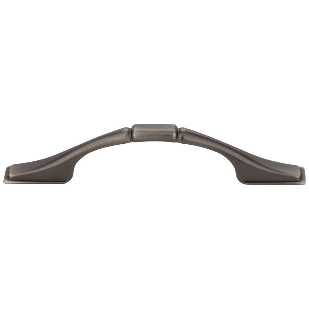 Hardware Resources 3" Center-to-Center Satin Nickel Square Hammond Cabinet Pull
