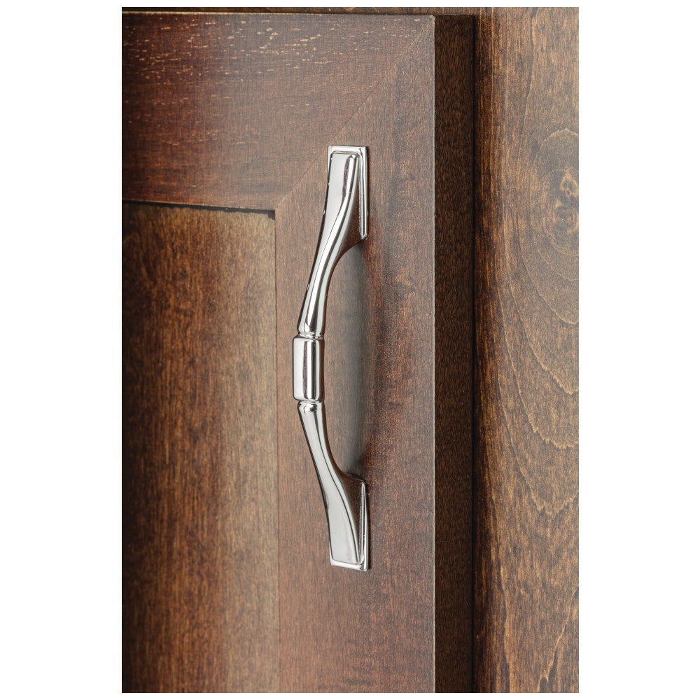 Hardware Resources 3" Center-to-Center Satin Nickel Square Hammond Cabinet Pull