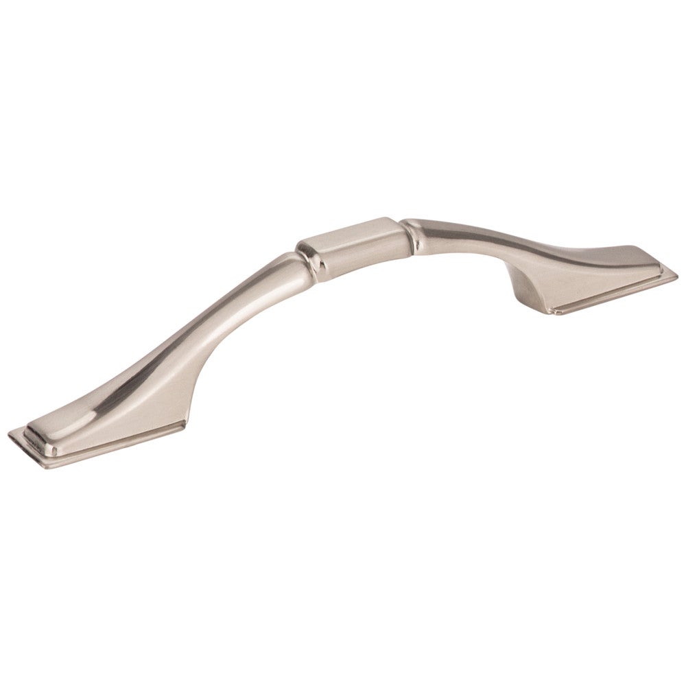 Hardware Resources 3" Center-to-Center Satin Nickel Square Hammond Cabinet Pull