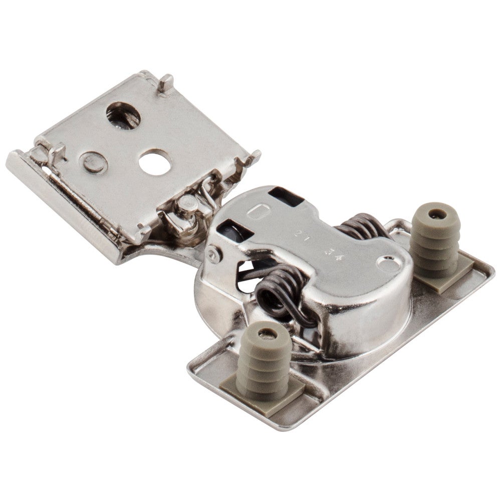 Hardware Resources HR MAX 105° 7/16" Overlay Heavy Duty Soft-close Compact Hinge with Press-in 8 mm Dowels