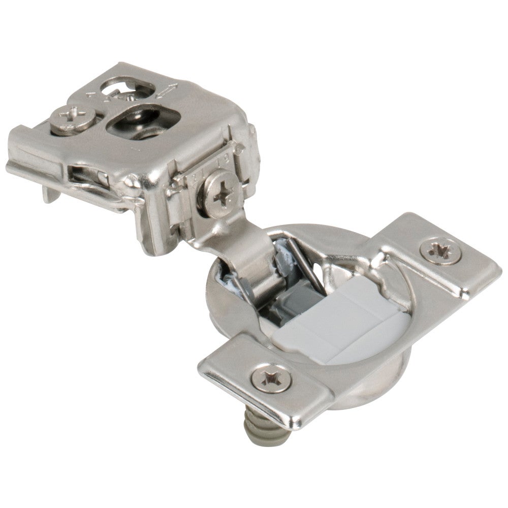 Hardware Resources HR MAX 105° 1" Overlay Heavy Duty Soft-close Compact Hinge with Press-in 8 mm Dowels
