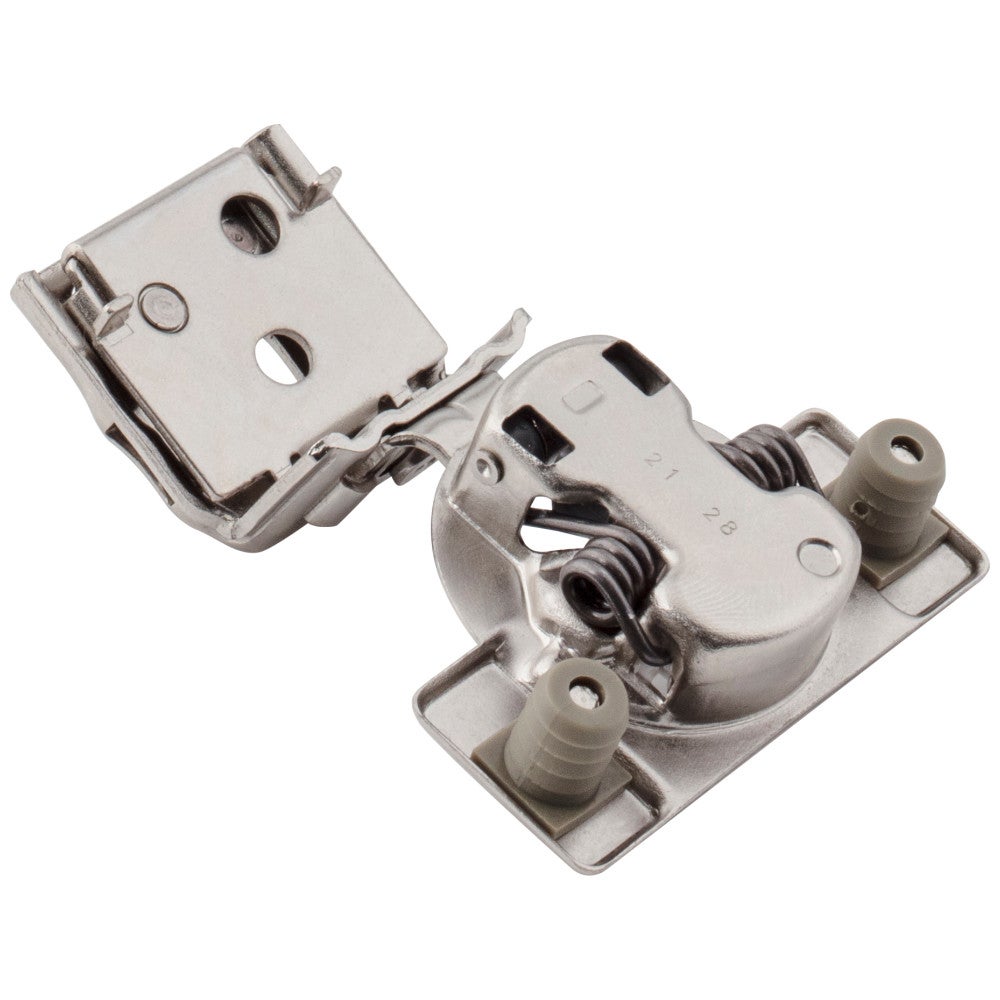 Hardware Resources HR MAX 105° 1-1/4" Overlay Heavy Duty Soft-close Compact Hinge with Press-in 8 mm Dowels