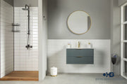 Sorrento 30" Forest Green Bathroom Cabinet
