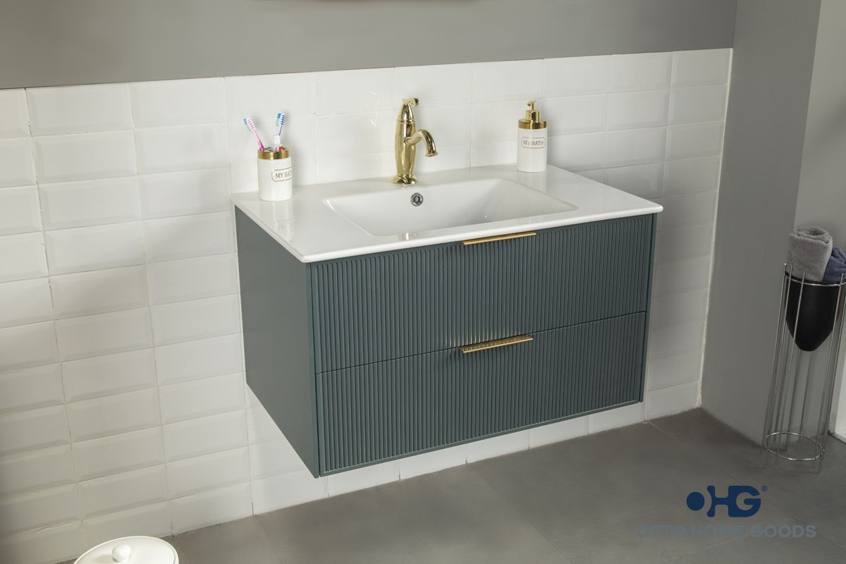 Sorrento 24" Forest Green Bathroom Cabinet
