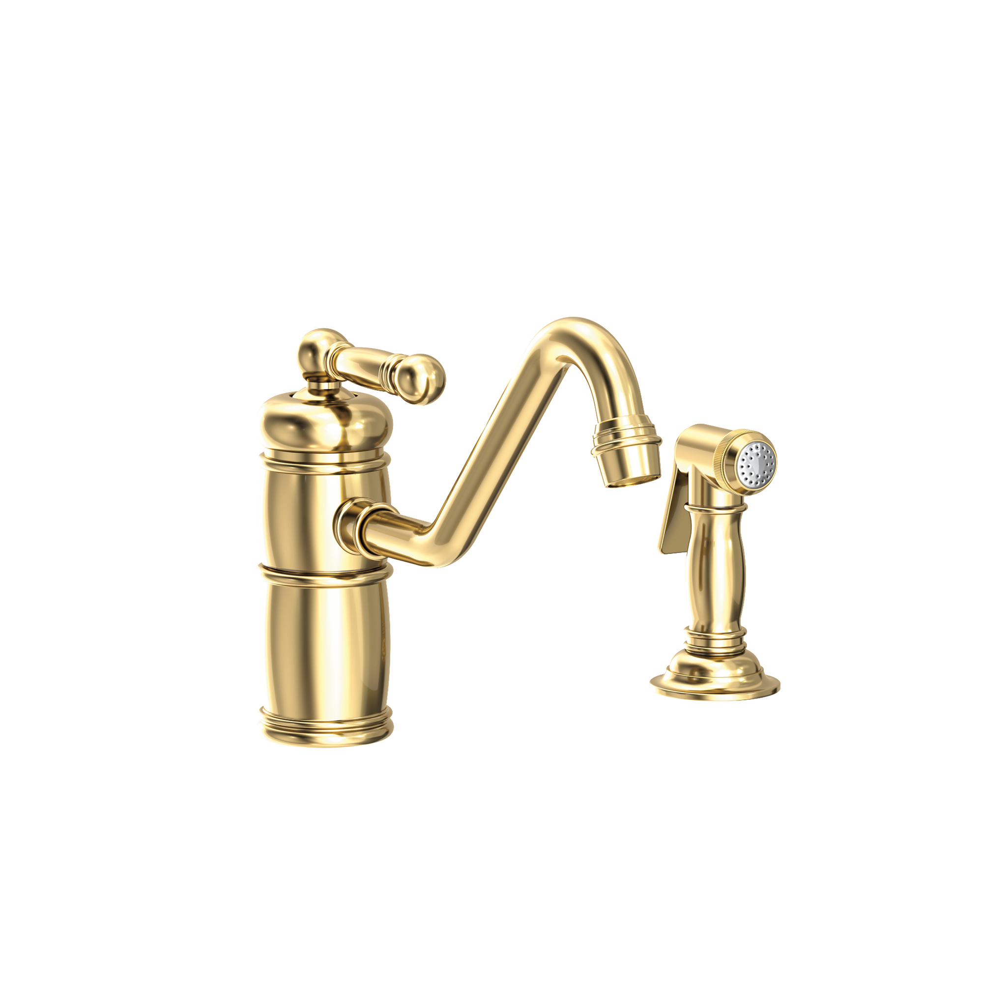 Newport Brass Nadya® Single Handle Kitchen Faucet with Side Spray