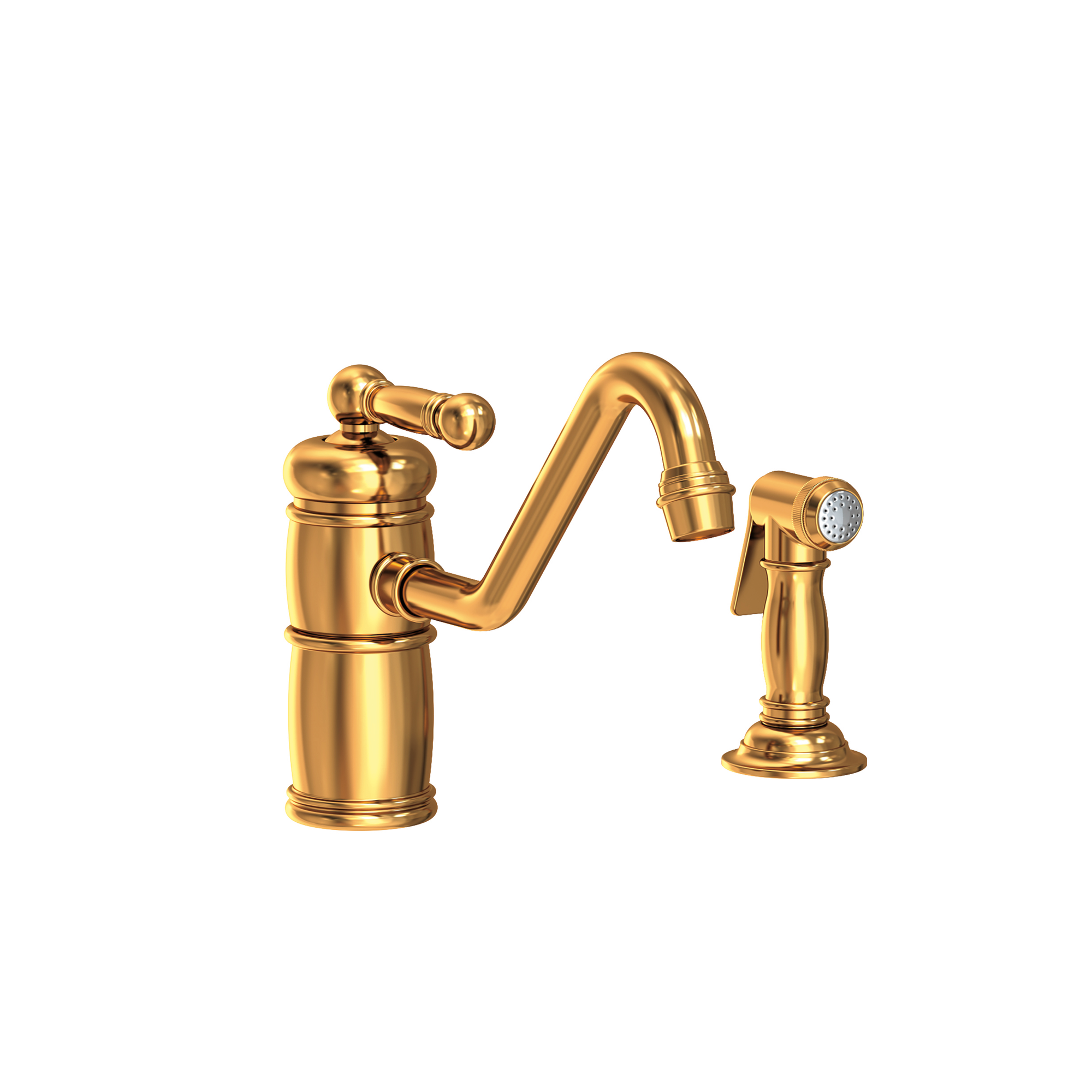 Newport Brass Nadya® Single Handle Kitchen Faucet with Side Spray