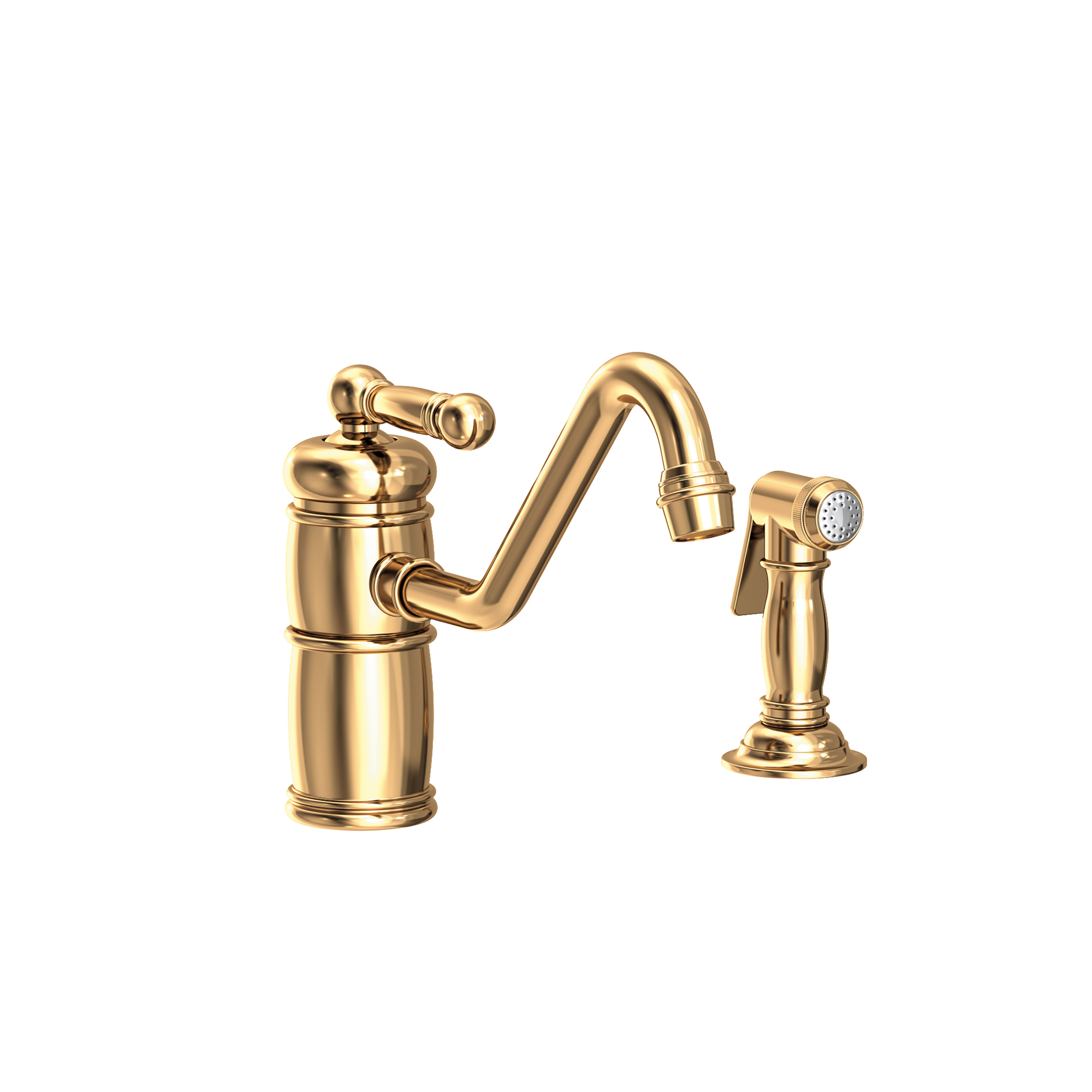 Newport Brass Nadya® Single Handle Kitchen Faucet with Side Spray
