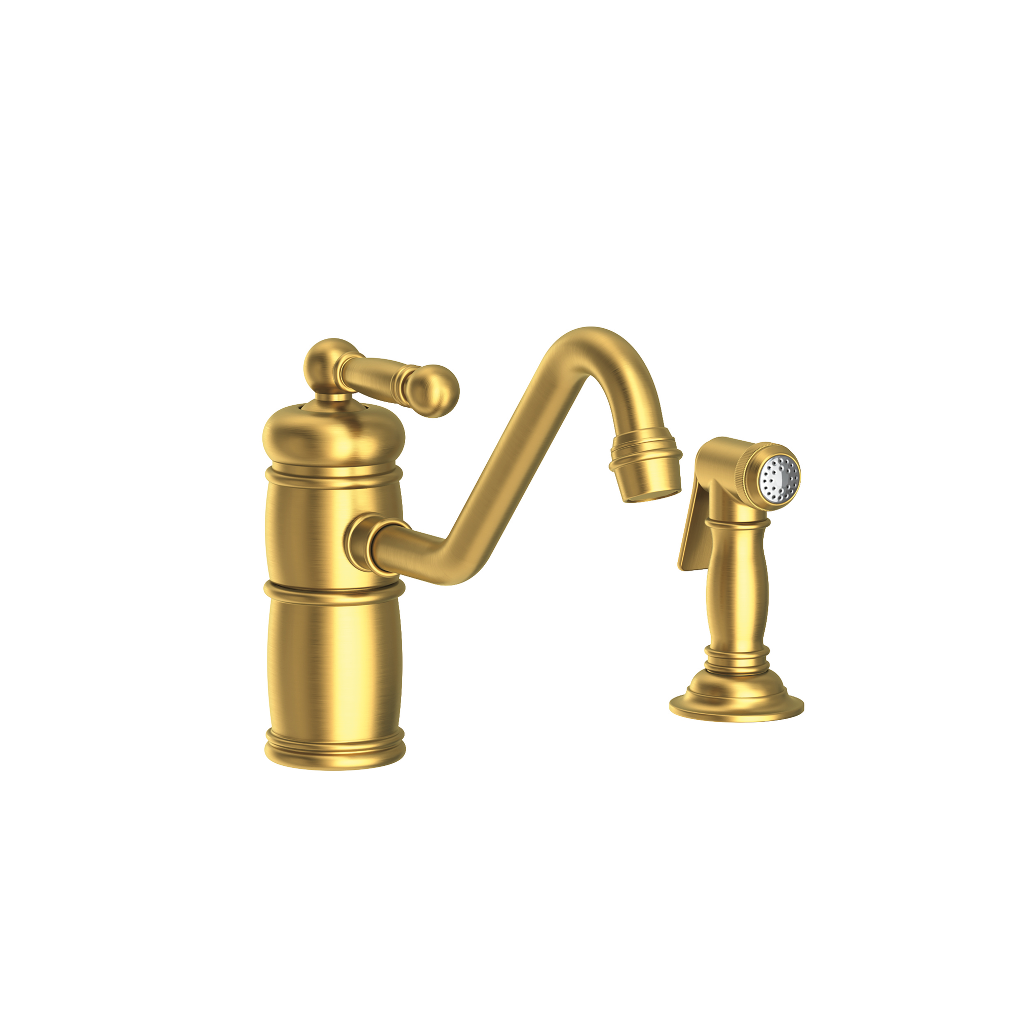 Newport Brass Nadya® Single Handle Kitchen Faucet with Side Spray