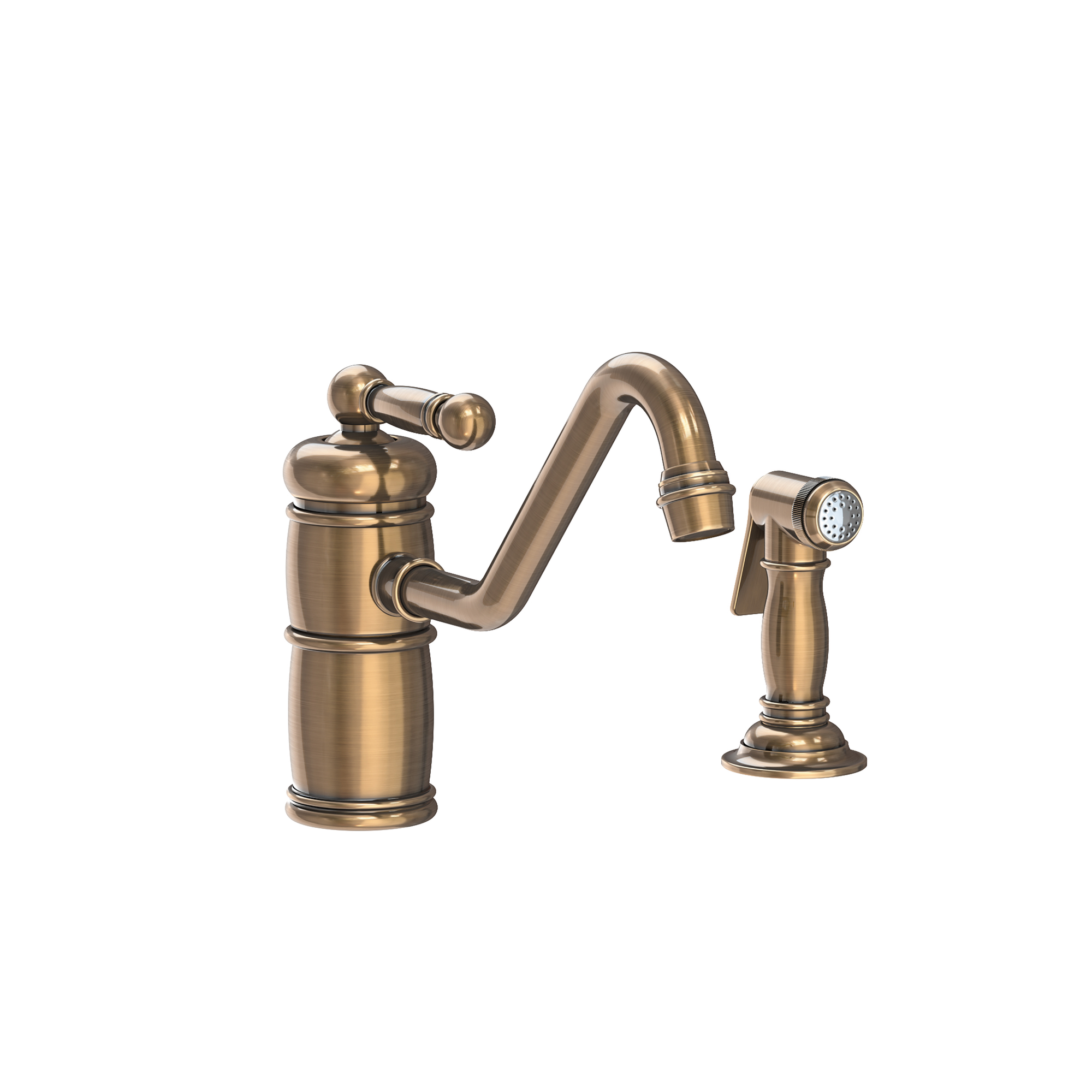Newport Brass Nadya® Single Handle Kitchen Faucet with Side Spray