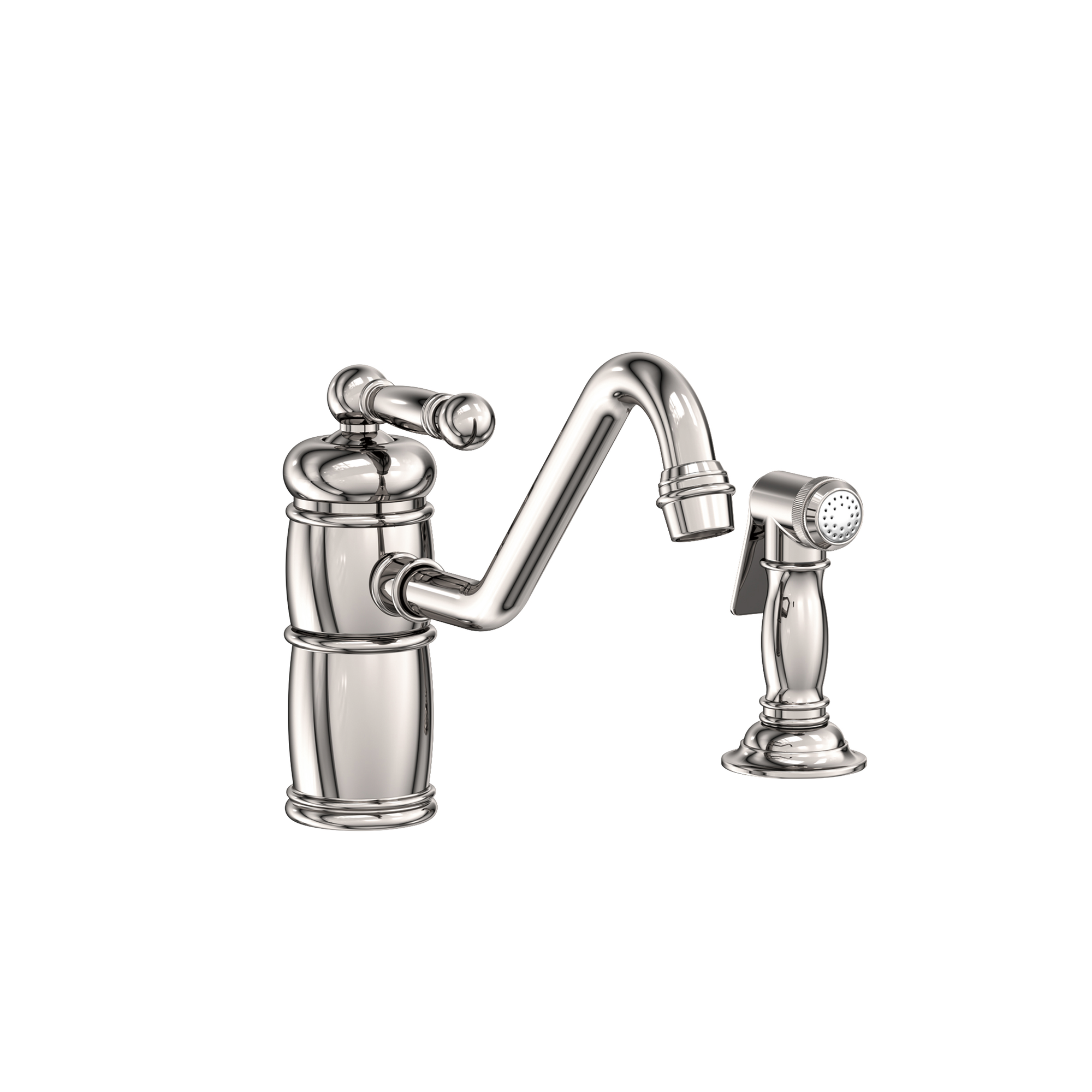 Newport Brass Nadya® Single Handle Kitchen Faucet with Side Spray