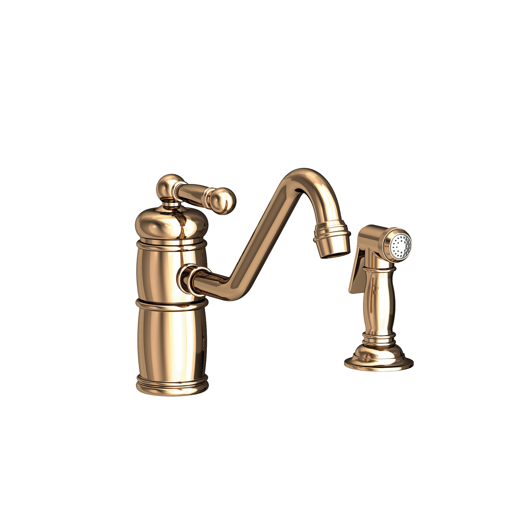 Newport Brass Nadya® Single Handle Kitchen Faucet with Side Spray