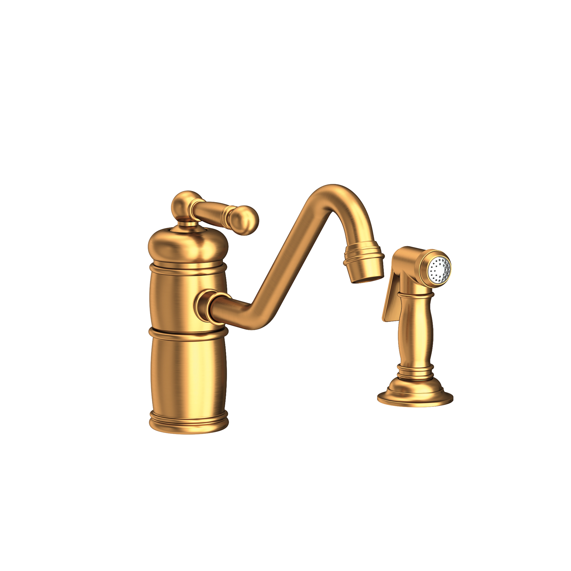 Newport Brass Nadya® Single Handle Kitchen Faucet with Side Spray