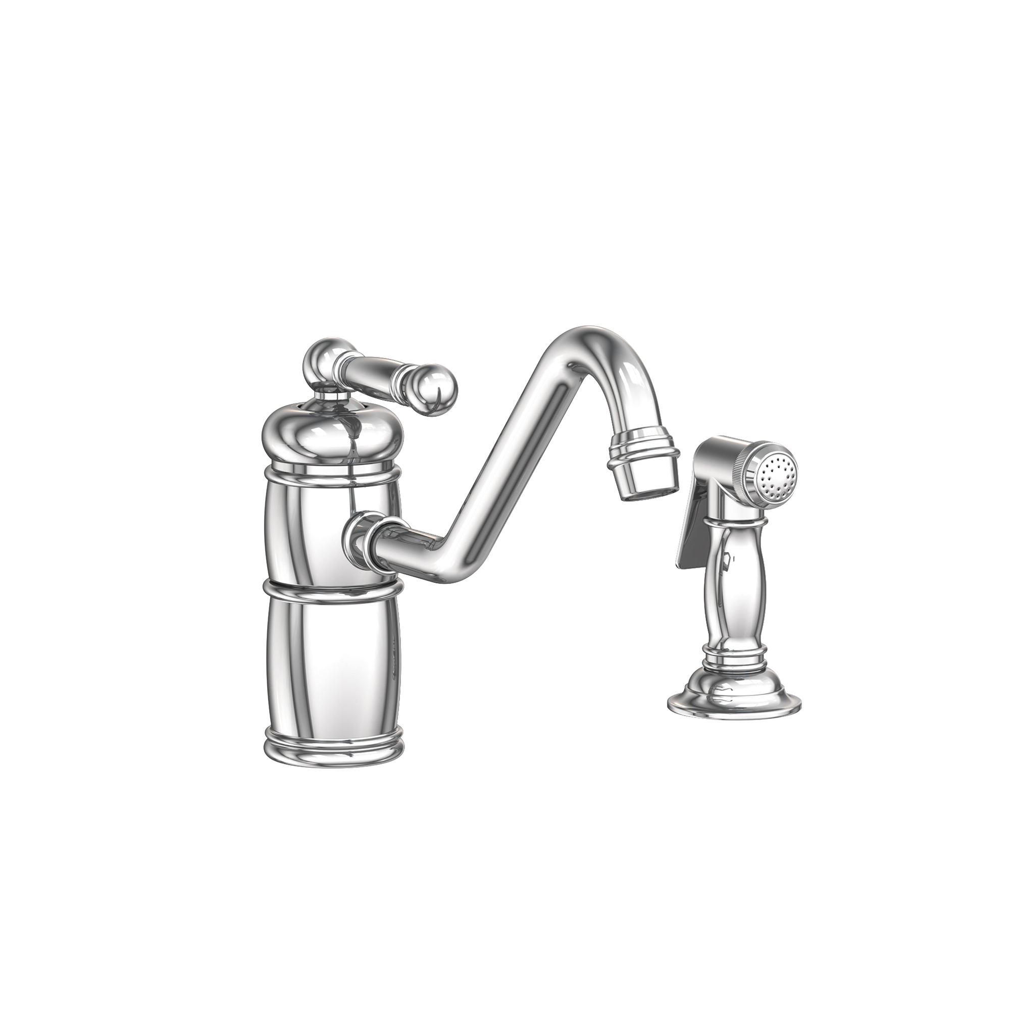 Newport Brass Nadya® Single Handle Kitchen Faucet with Side Spray