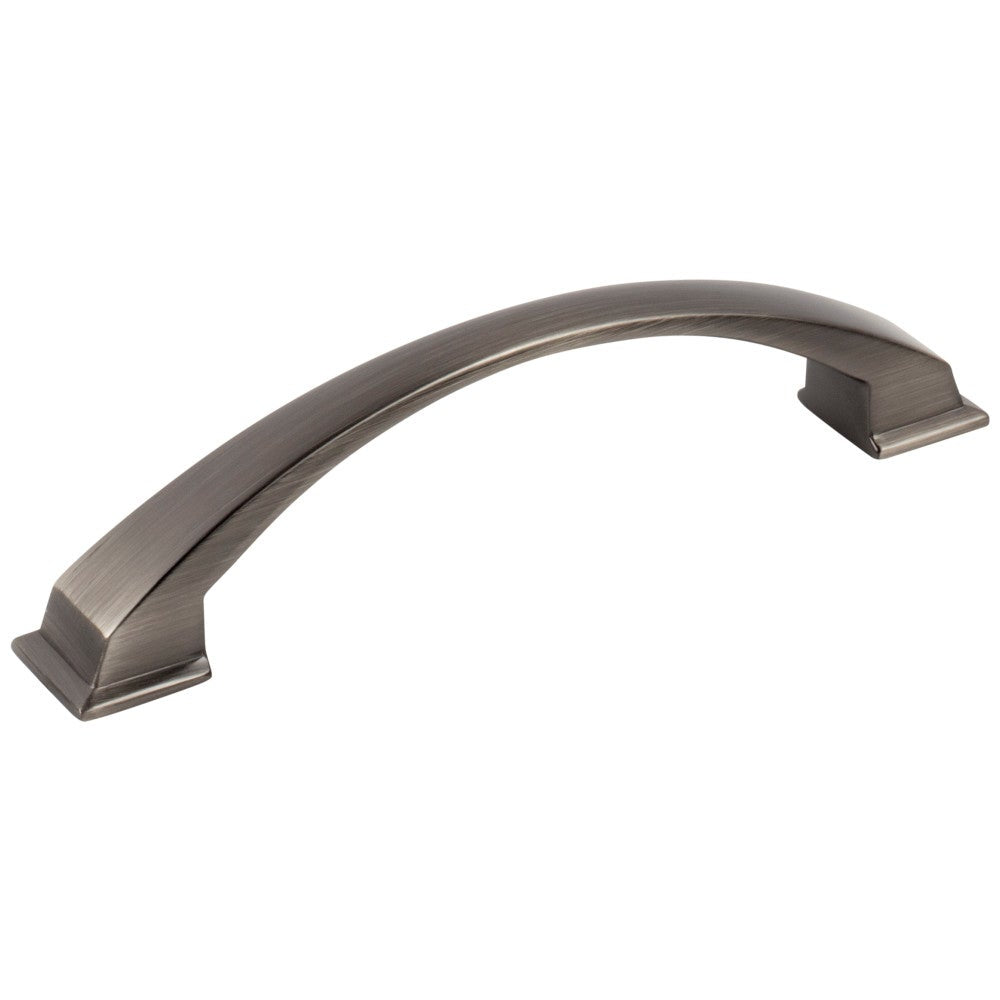Hardware Resources 96 mm Center-to-Center Satin Nickel Arched Roman Cabinet Pull