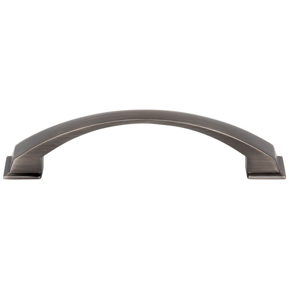 Hardware Resources 96 mm Center-to-Center Satin Nickel Arched Roman Cabinet Pull