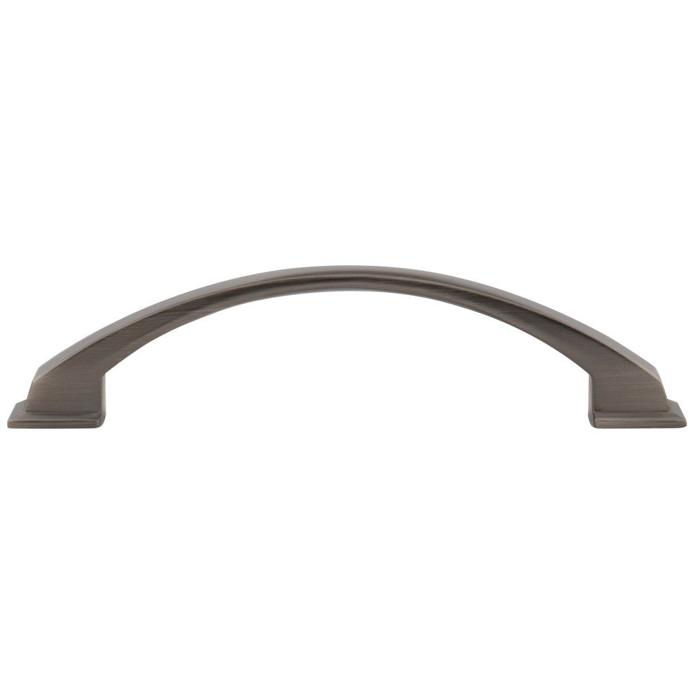 Hardware Resources 96 mm Center-to-Center Satin Nickel Arched Roman Cabinet Pull