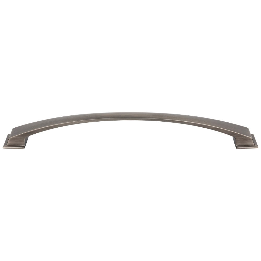 Hardware Resources 96 mm Center-to-Center Satin Nickel Arched Roman Cabinet Pull