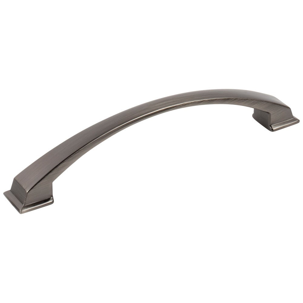 Hardware Resources 96 mm Center-to-Center Satin Nickel Arched Roman Cabinet Pull