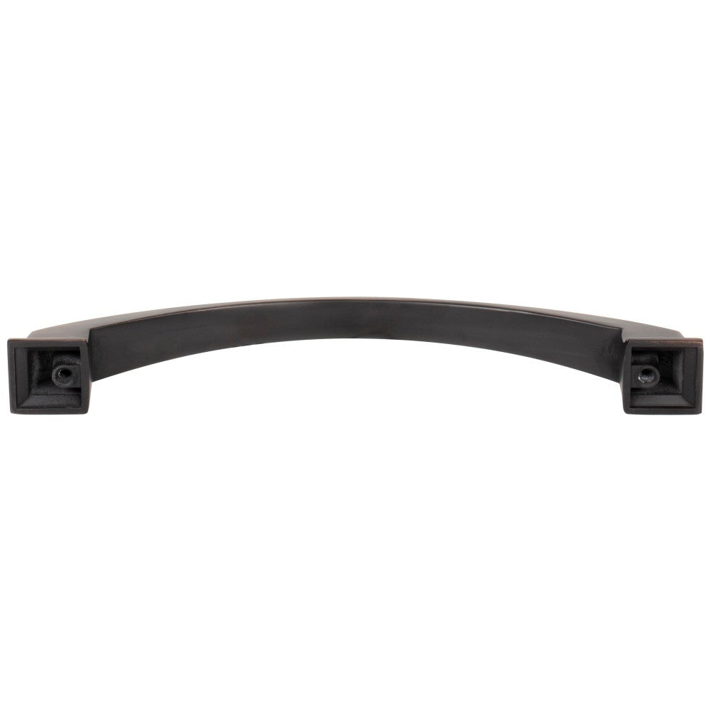 Hardware Resources 96 mm Center-to-Center Satin Nickel Arched Roman Cabinet Pull