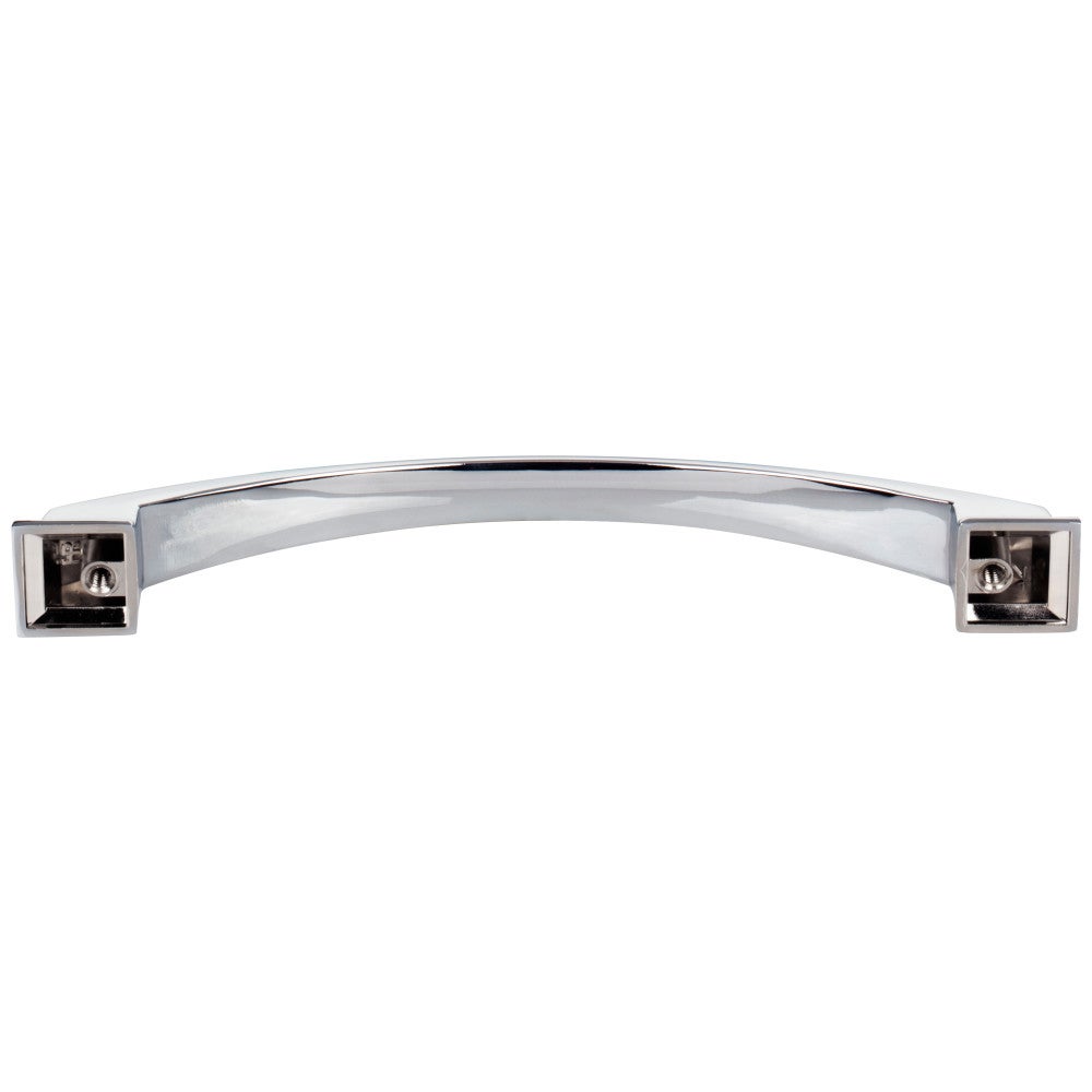 Hardware Resources 96 mm Center-to-Center Satin Nickel Arched Roman Cabinet Pull