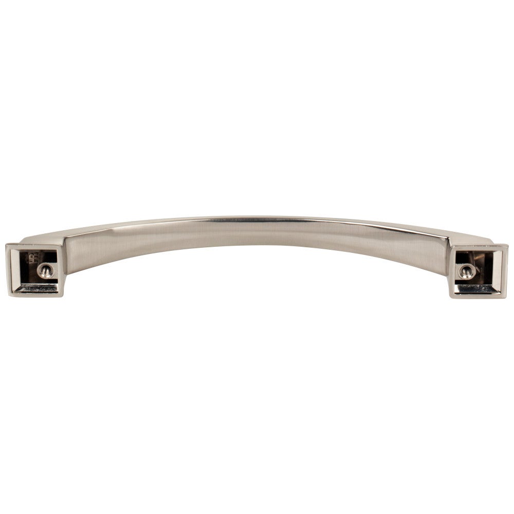 Hardware Resources 96 mm Center-to-Center Satin Nickel Arched Roman Cabinet Pull