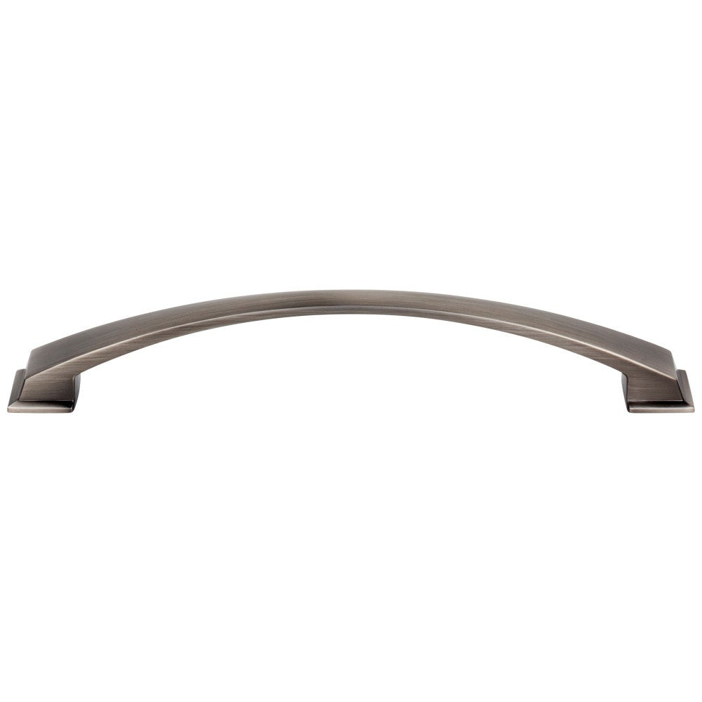 Hardware Resources 96 mm Center-to-Center Satin Nickel Arched Roman Cabinet Pull