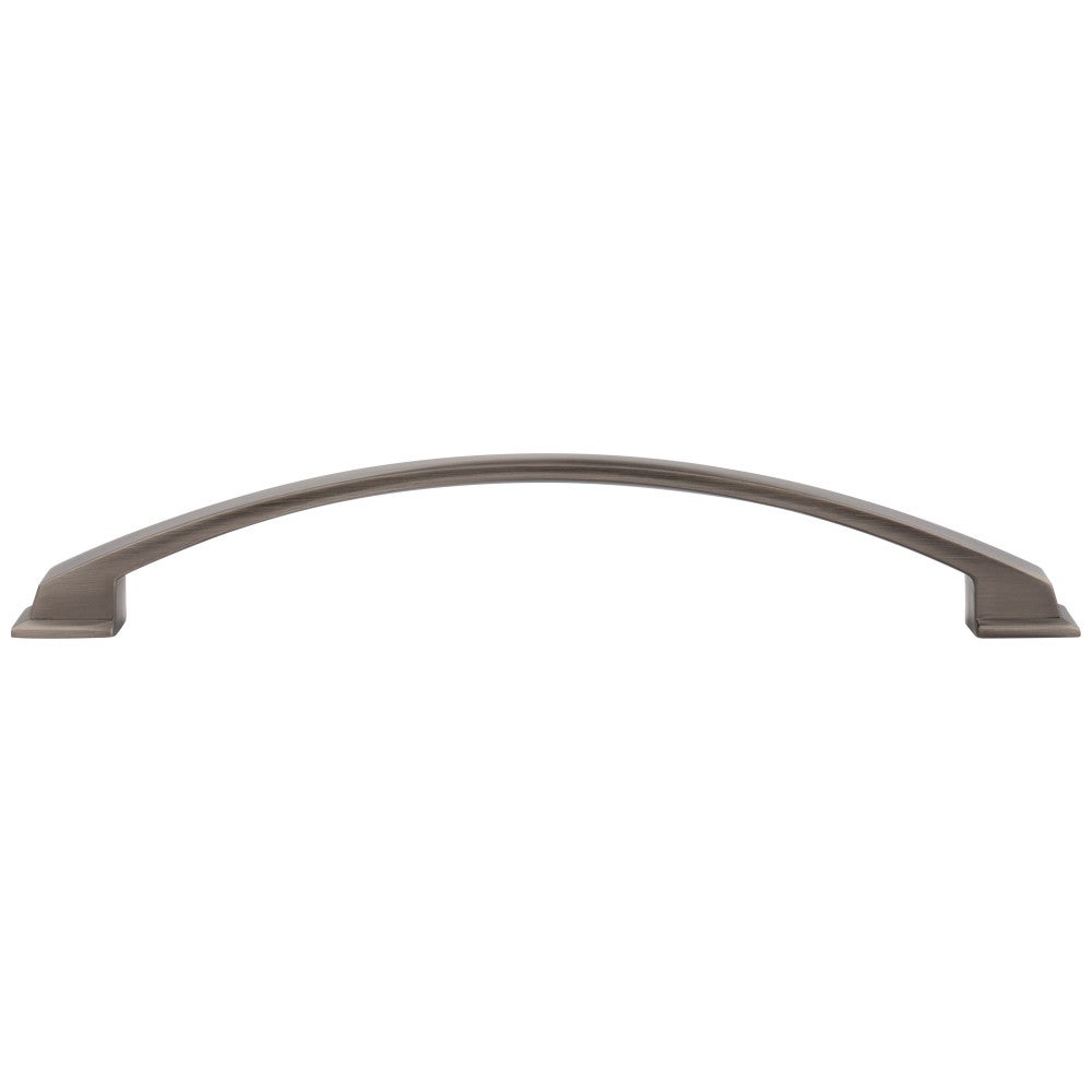 Hardware Resources 96 mm Center-to-Center Satin Nickel Arched Roman Cabinet Pull