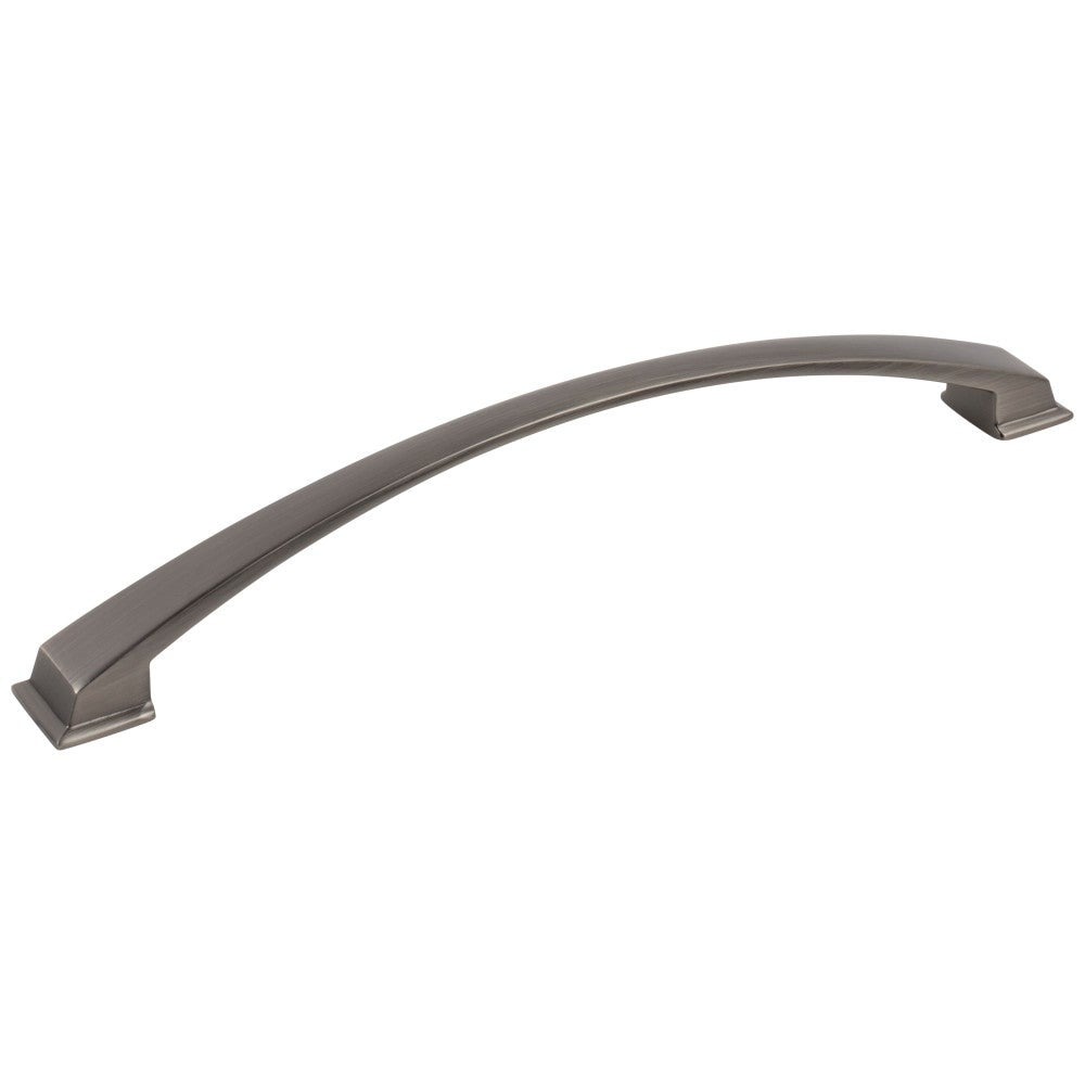 Hardware Resources 96 mm Center-to-Center Satin Nickel Arched Roman Cabinet Pull
