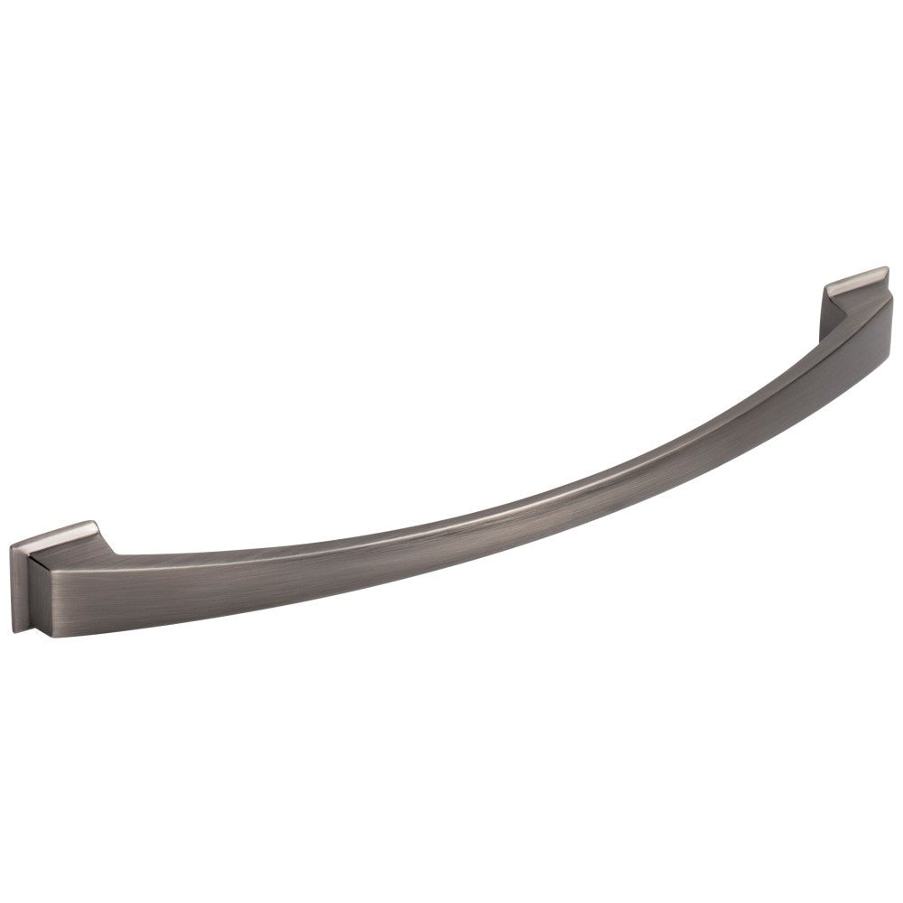 Hardware Resources 96 mm Center-to-Center Satin Nickel Arched Roman Cabinet Pull