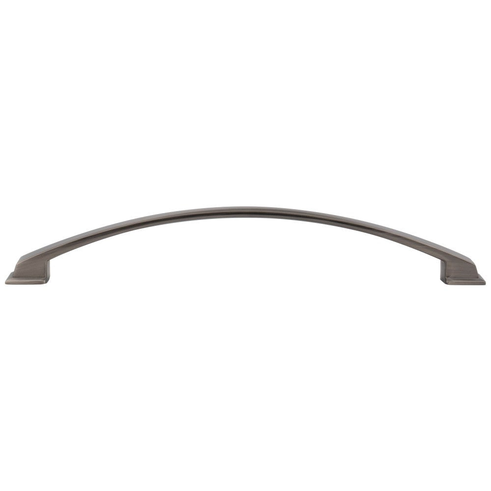 Hardware Resources 96 mm Center-to-Center Satin Nickel Arched Roman Cabinet Pull