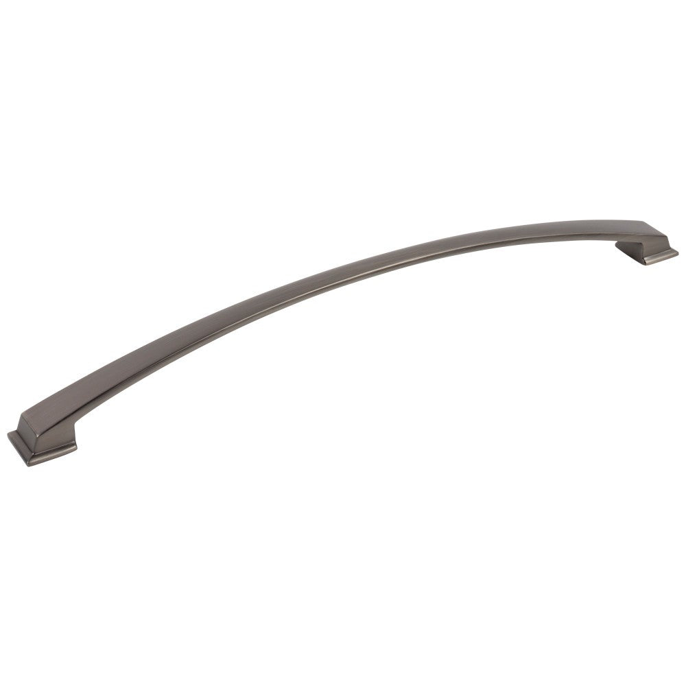 Hardware Resources 96 mm Center-to-Center Satin Nickel Arched Roman Cabinet Pull