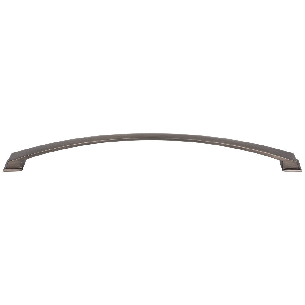 Hardware Resources 96 mm Center-to-Center Satin Nickel Arched Roman Cabinet Pull
