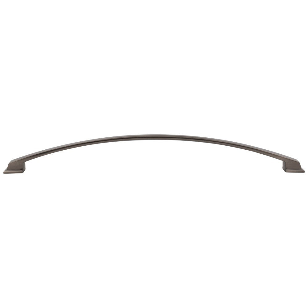 Hardware Resources 96 mm Center-to-Center Satin Nickel Arched Roman Cabinet Pull
