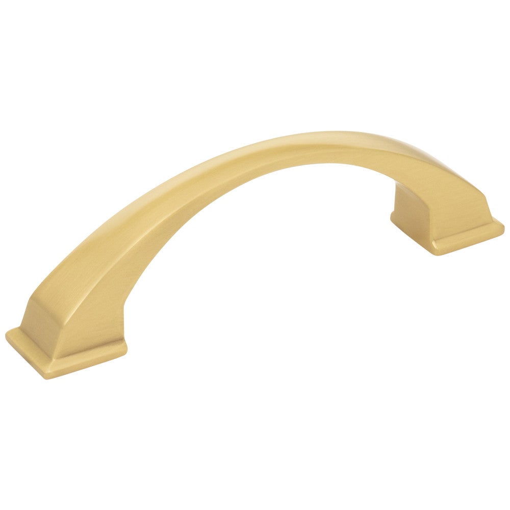 Hardware Resources 96 mm Center-to-Center Satin Nickel Arched Roman Cabinet Pull